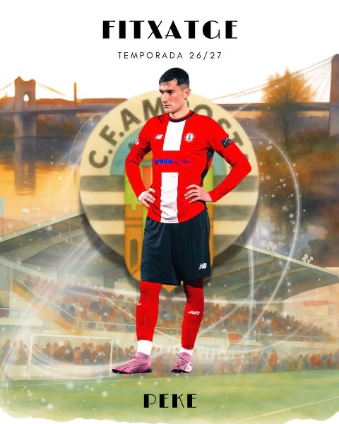 FITXATGE PRIMER EQUIP: Temporada 2026-2027. PEKE: davanter